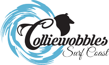 Colliewobbles Surf Coast walk logo